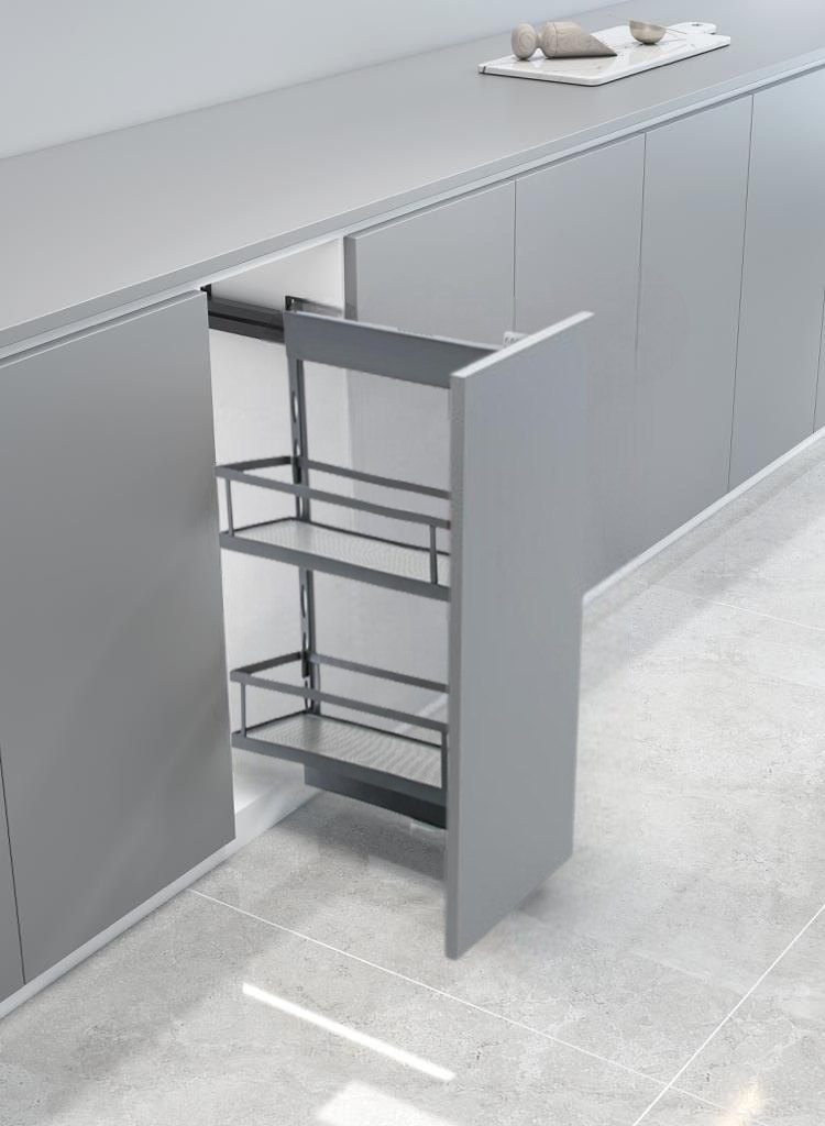 Grey  Bottle Pull out