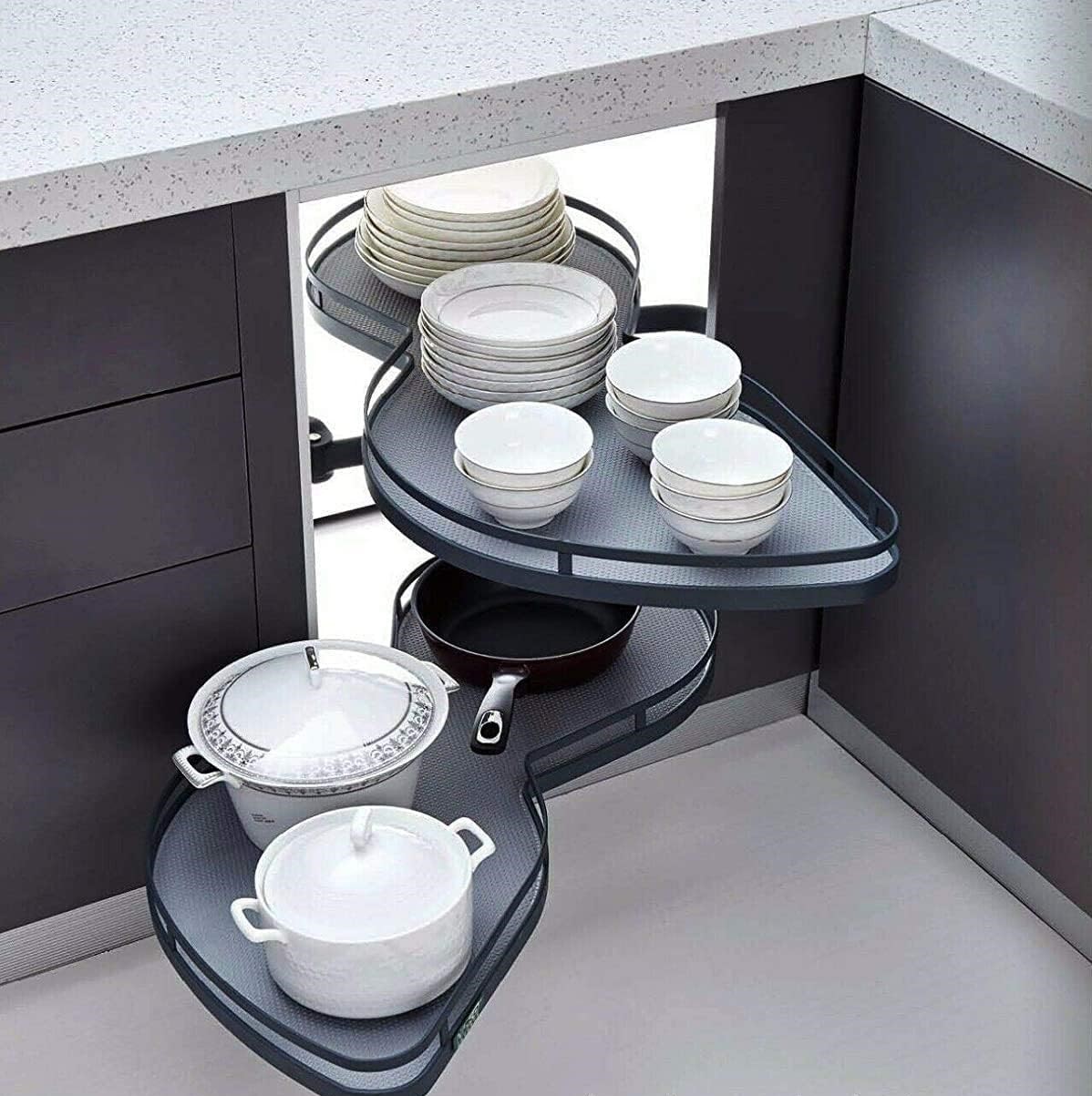 S Corner Soft Close Gray - Image 2